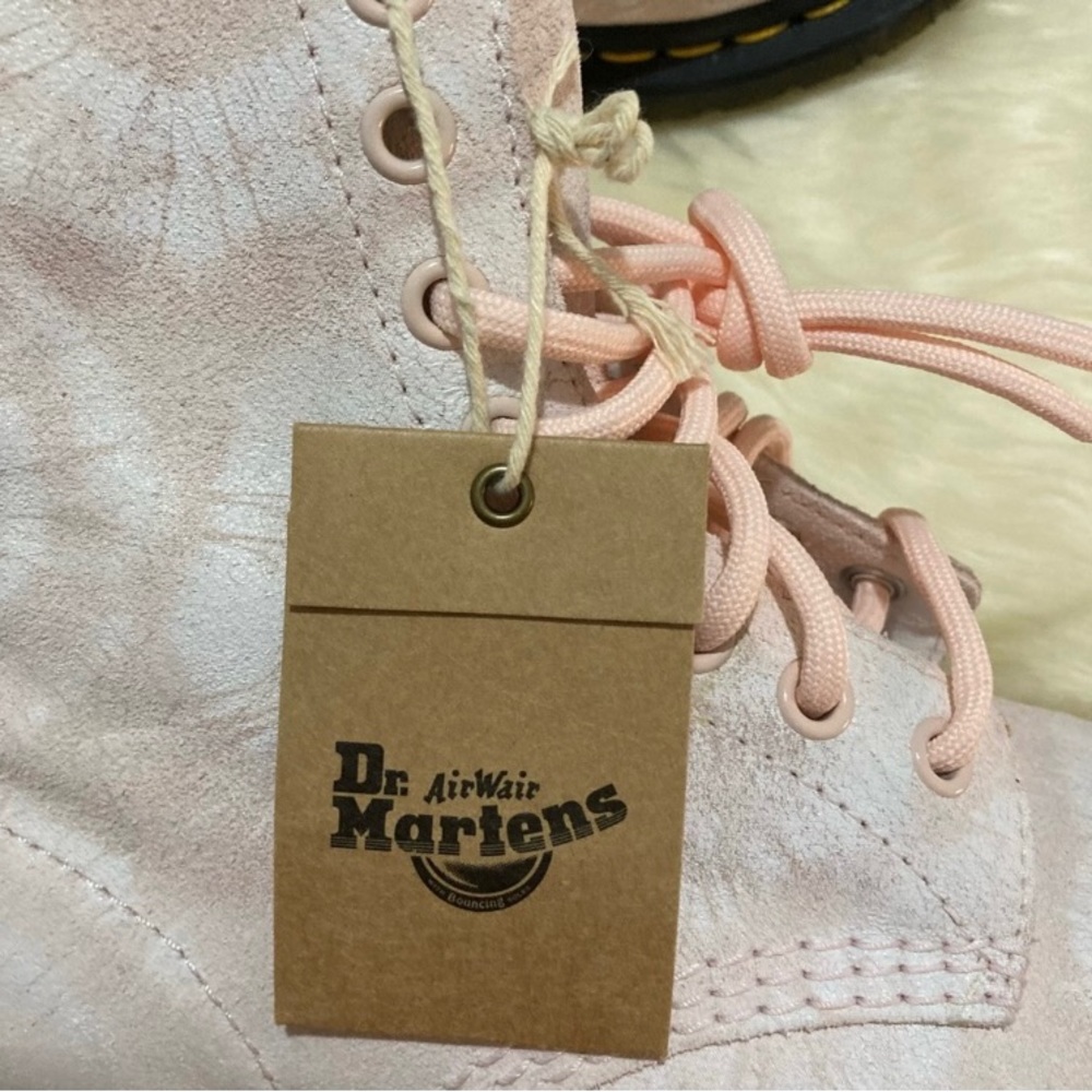 SOFT SUEDE — Dr. Martens Pink 🩷 Combat Boots - Picture 8 of 16